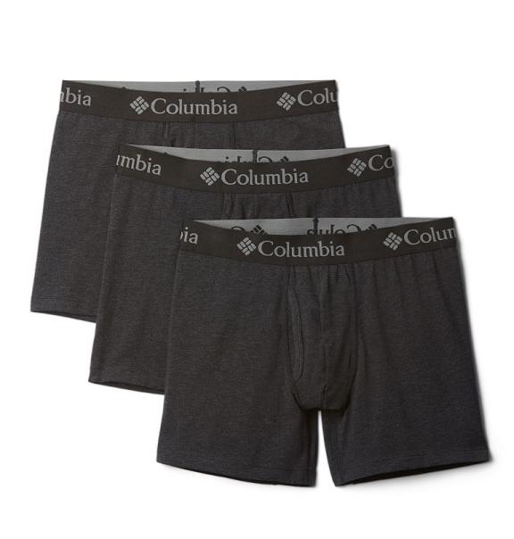 Columbia Mens Underwear UK - Performance Cotton Stretch Pants Black UK-311267